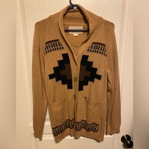 OBEY Howling Wolf Print Cardigan